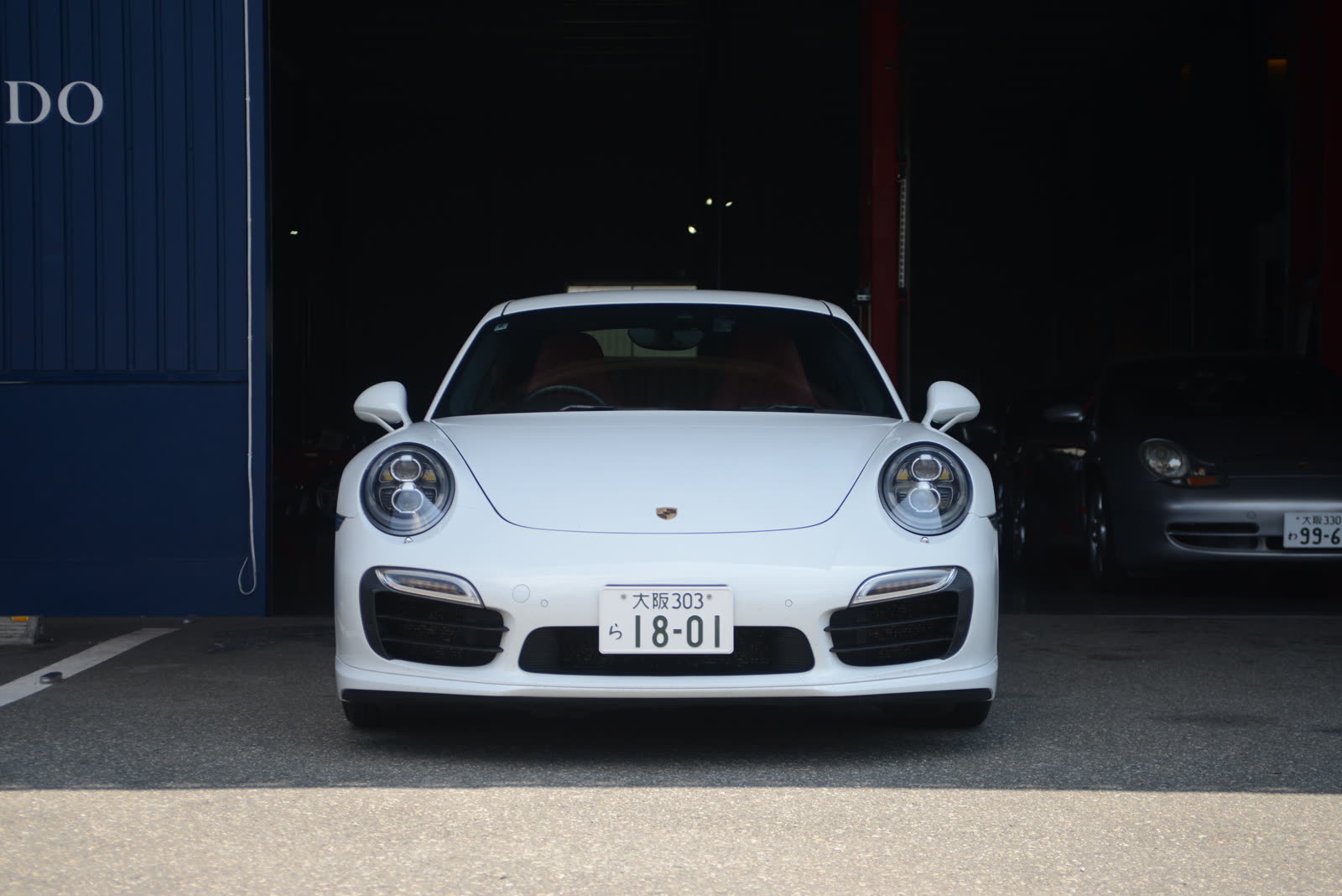 名古屋に配備予定の991.1ターボS（フロント）
