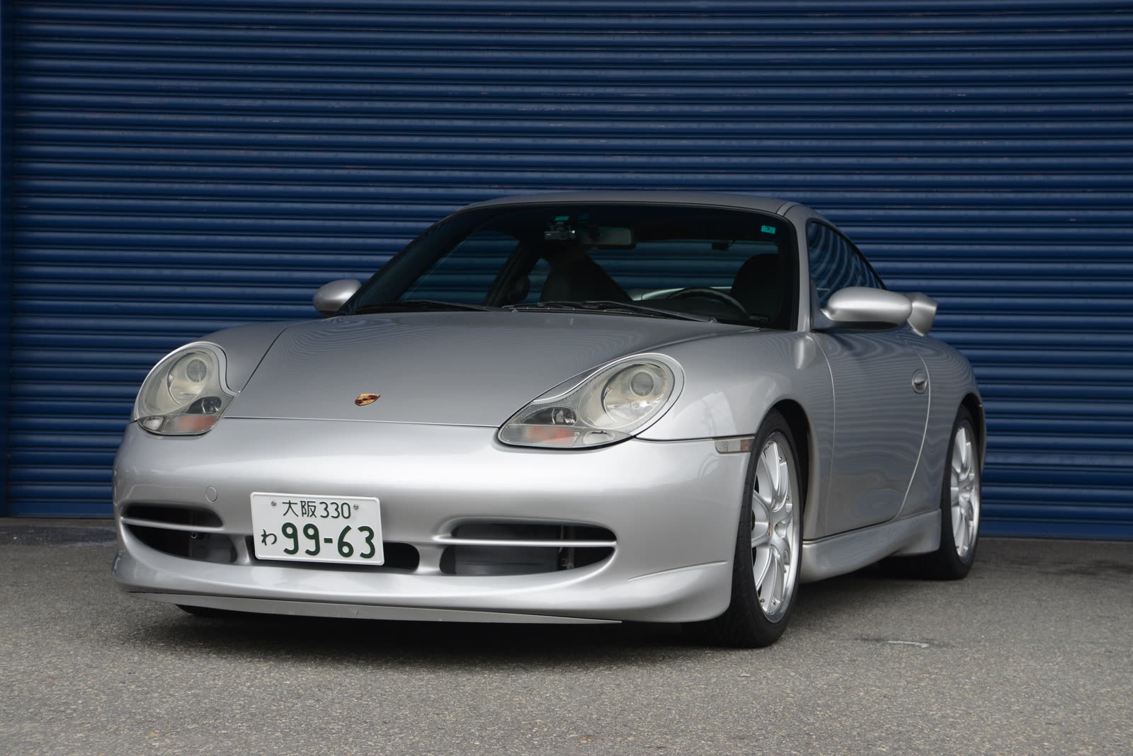 名古屋に配備予定の996 GT3仕様（フロント）